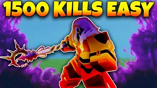 How to complete 1500 kills SUPER FAST for Evelynn Contract - Roblox Bedwars