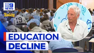 Australia's education standards drastically drop, says new data | 9 News Australia