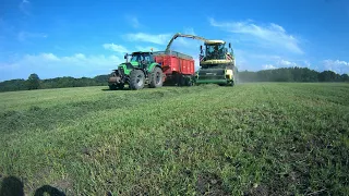 Senáže v ZD bruzovice KRONE BIG X 480 FENDT VARIO 927, 818  DEUTZ FAHR