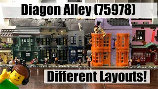 Diagon Alley Movie Accurate Setup!  | Different Setups for Diagon Alley 75978.