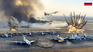 US and Ukraine Start to Strike Back! Russia's Largest Military Airport Destroyed in a Short Time