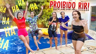 SE RIR CAI NA PISCINA! - IMPOSSÍVEL! - MUITO ENGRAÇADO!