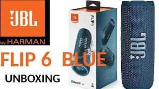 JBL FLIP 6 BLUE unboxing/ rozpakowywanie speaker/ głośnik