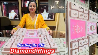 Tanishq affordable range starting Rs 13k Diamond Ring Collections | Low budget  Rings 💍| Nalaganda