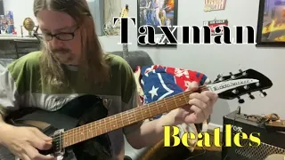 Taxman Beatles Guitar Lesson Rhythm only