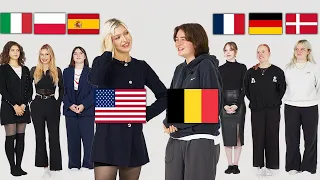 American guess 7 Europeans' Nationality!! (What country I'm From?)