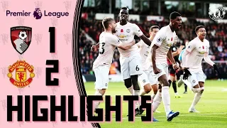 Highlights | Bournemouth 1-2 Manchester United | Rashford wins it in stoppage time!