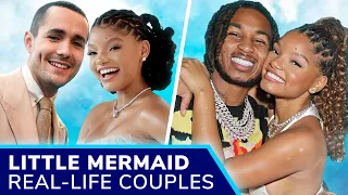 THE LITTLE MERMAID Real-Life Couples ❤️ Are Halle Bailey (Ariel) & Jonah Hauer-King (Eric) Dating?!