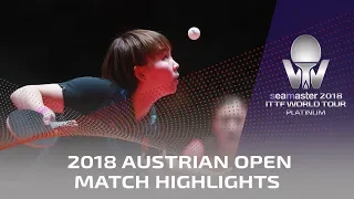Chen Meng vs Zhu Yuling | 2018 ITTF Austrian Open Highlights ( 1/2 )