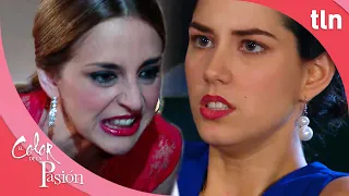 Nora conoce la verdadera cara de Rebeca | El color de la pasión 2/2 | Capítulo 77 | tlnovelas