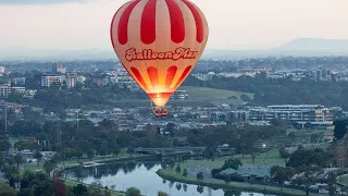 Brilliant capture of the No 1 balloon company in AUSTRALIA - BalloonMan