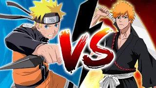 Naruto Uzumaki VS Ichigo Kurosaki. Hot fight.