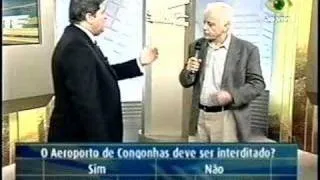 Entrevistado larga Datena falando sozinho, ao vivo