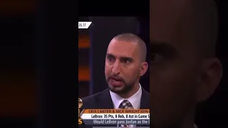 Nick Wright destroys Skip Bayless in a Lebron debate. #nickwright #skipbayless #lebronjames #goat