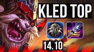 KLED vs AATROX (TOP) | 2500+ games, 4k comeback | NA Master | 14.10