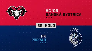 35.kolo HC 05 Banská Bystrica - HK Poprad HIGHLIGHTS