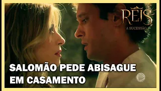 Salomão pede Abisague em casamento | NOVELA REIS