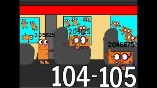Numberblocks band 512ths 104 - 105 (MOST VIEWED VIDEO ON CHANNEL)