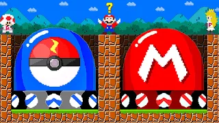 Can Mario Collect Ultimate MARIO - POKEBALL Switch in New Super Mario Bros.Wii?? | Game Animation