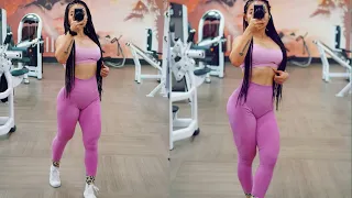 Tinalefit Sexy Fitness Model Booty Workout 🍑 | Steps To Fitness