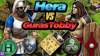 Franks  vs Celts | 1v1 Arabia | vs GurasTobbyBufas | AoE2