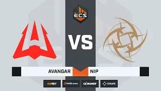 [RU] AVANGAR vs NiP | Map 1: Train | ECS Season 8 Finals