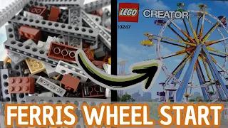 Building the Big LEGO FERRIS WHEEL!