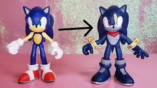 Rejected Shadow Design - Terios the Hedgehog - Jakks Pacific (Custom) Figure