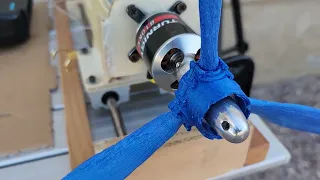 Video 4 of 4. Test Number Three-3D Printed Hamilton Standard 11x6 propeller on thrust test stand.