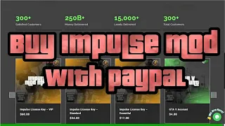 How to Buy IMPULSE MOD MENU with PAYPAL & INITIAL SETUP Tutorial | Use IMPULSE MOD MENU ADDONS #GTAO