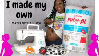 DIY Huge Maternity/Body Pillow !  Expecting mom makes her own U-Shaped pillow! | I can finally sleep