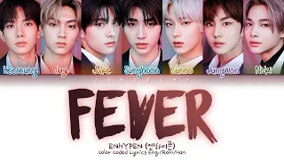 ENHYPEN (엔하이픈) - "FEVER" (Color Coded Lyrics Eng/Rom/Han/가사)