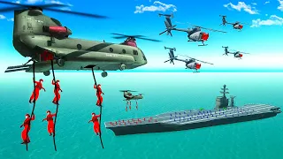 Sieging a Boss Warship with Infinite Helicopter Troops