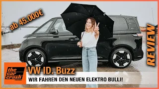 VW ID. Buzz im Test (2022) Wir fahren den NEUEN Elektro Bulli! 🚐 Fahrbericht | Review | Reichweite