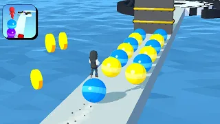 Stack Rider - Balls Gameplay All Levels Android,ios ( Levels 1 - 16 )