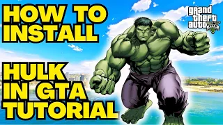 GTA 5 Hulk mod How to install 2023 | Tutorial