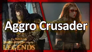 (TES: Legends) Aggro Crusader Laddering - Climbing Fast