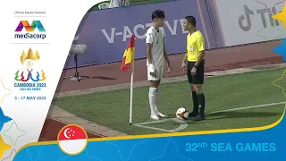 Warning for Philippines' Muens before taking the corner! | Football | SEA Games Cambodia 2023