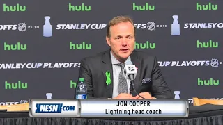 Jon Cooper full Game 3 Bruins vs. Lightning postgame press conference