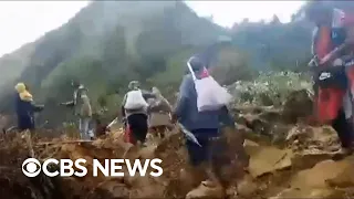 More than 100 feared dead in Papua New Guinea landslide