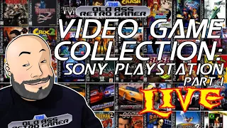 VIDEO GAME COLLECTION: SONY PLAYSTATION, PART 1 LIVE!