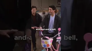 ross gifting bike to phoebe is selfless deed ever ❤#friends #ross #Phoebe #chandler #joey monica