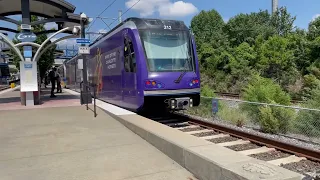 Lynx Blue and CityLynx Gold Line Trains in and around Charlotte, NC - 08/26/22