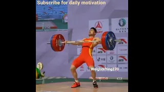 169 kgs Snatch by shi zhiyong (73kg) at Asian championship match