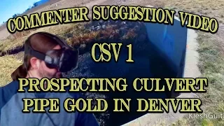 Prospecting Culvert Pipes in Denver - CSV #1