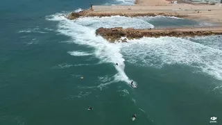 BackDoor Spring surfing (ISRAEL)🏄🏄🏄🏄 by: DJI DRONE