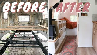 VINTAGE AIRSTREAM TOUR || tour of a beautiful 1973 Airstream FULL DIY AIRSTREAM RENOVATION