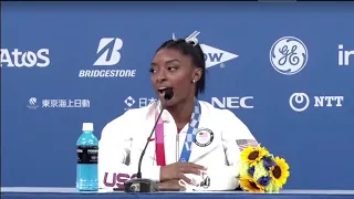 Simone Biles speaks after withdrawing from final saying, 'Put mental health first'