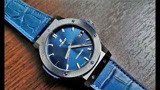 Hublot Ceramic Blue Classic Fusion Review 511.CM.7170.LR