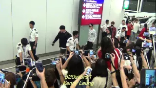 BTS 防彈少年團(방탄소년단) Leave Hong Kong Airport 20150829